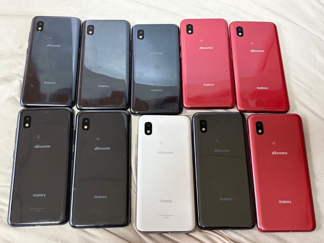 GALAXY A21 カラー3種類初期化済み10個docomo9