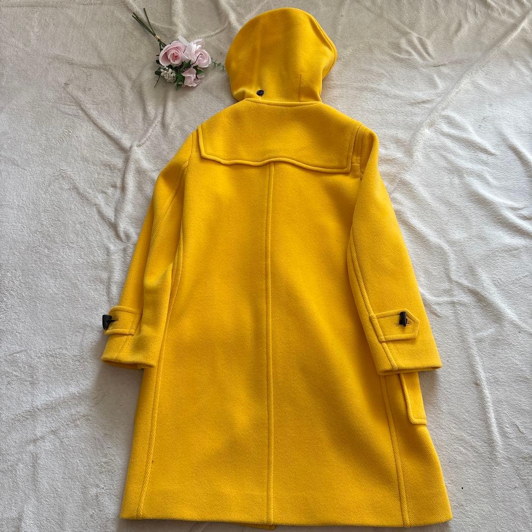 極美品 ✨バーバリー ダッフルコート 黄 38 トグルボタン　ノバチェック