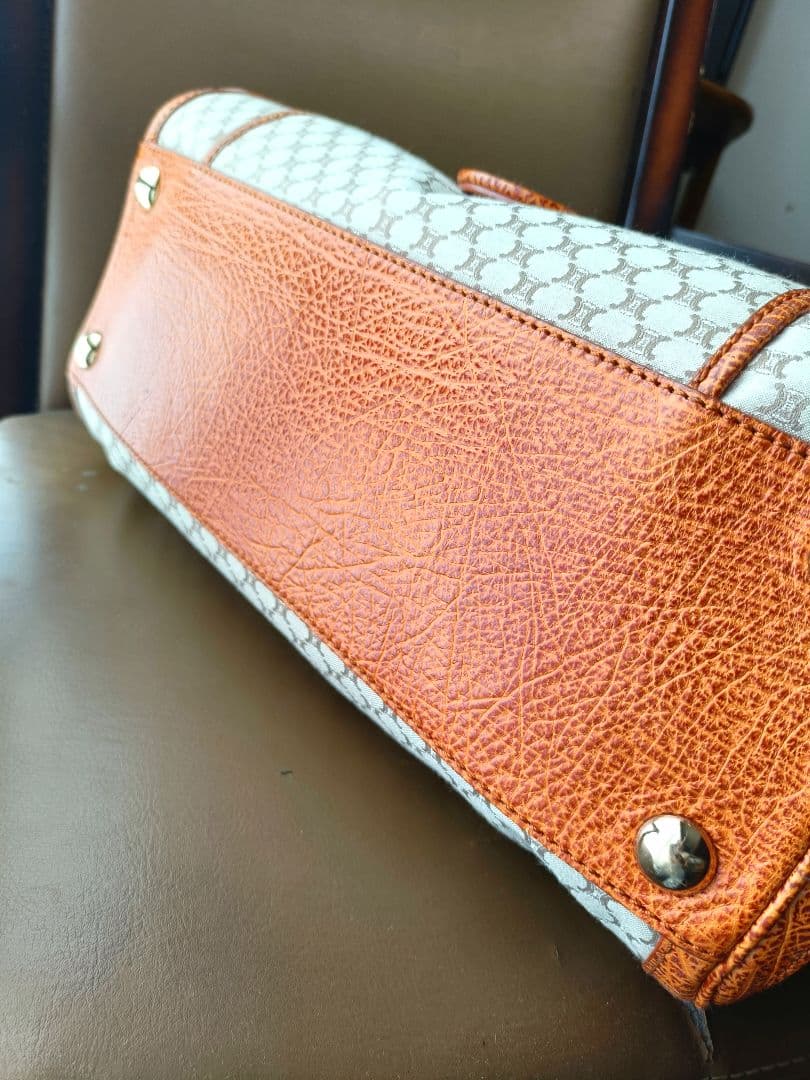 CELINE セリーヌ マカダム バッグ ヴィンテージ ミニボストン 正規品