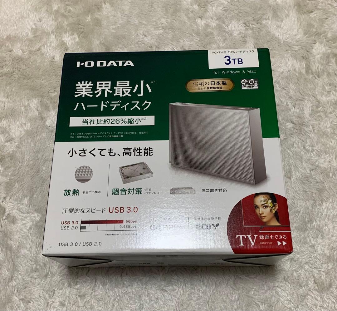 アイ・オー・データ機器 USB3.0/2.0対応 外付ハードディスク 3TB