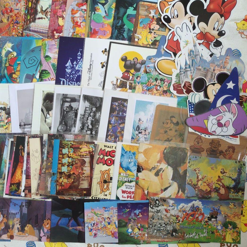 海外ディズニーポストカードまとめ売り　大量100枚以上