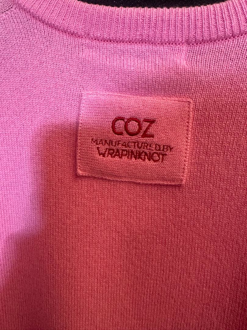 新品タグ付き　安西こずえ　カシミヤハートニット