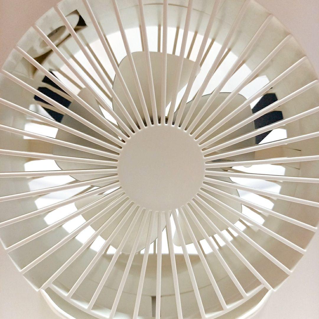 冷風機 冷風扇 風力調節 送風 冷却 加湿 USB給電式 卓上 ホワイト