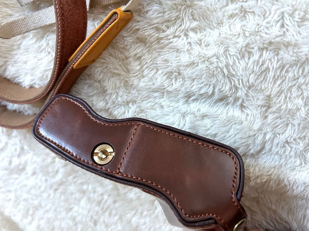 OLYMPUS OM-D markⅢ 茶レザーストラップ レンズ2個セット