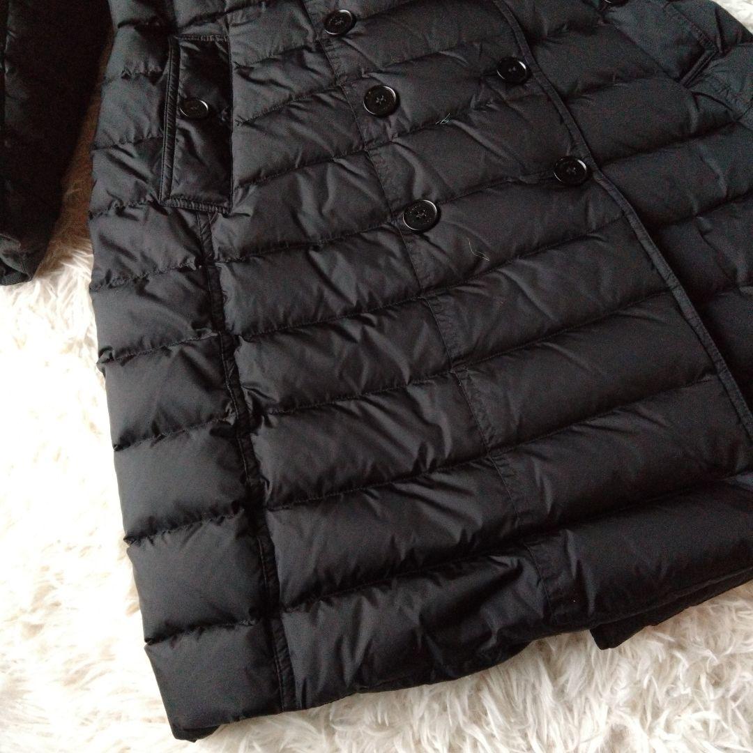 未使用タグ付✨バーバリー　ノバチェックフード　ダウンコート　リアルファー