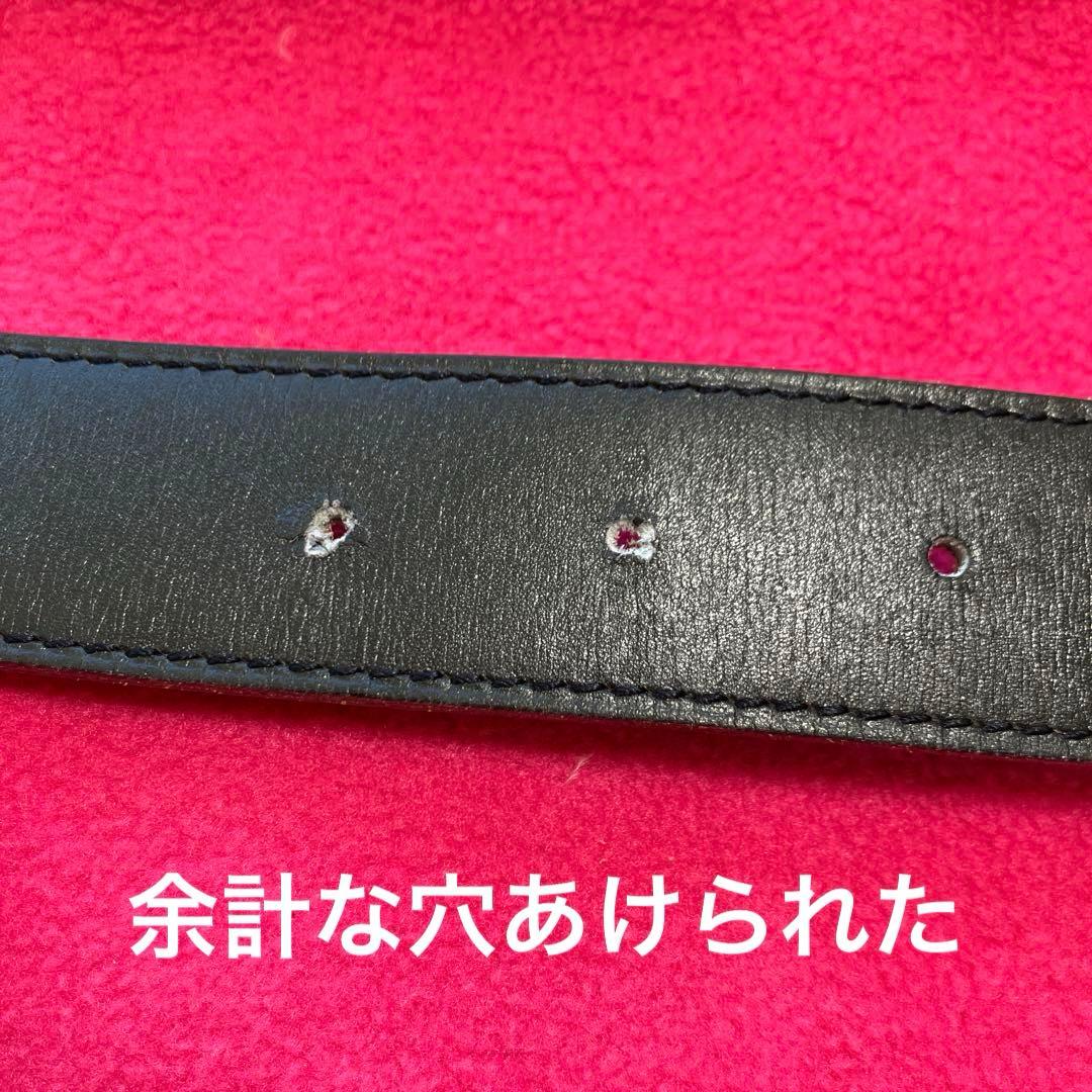 HERMES Ｈ型ゴールドバックル付きリバーシブルベルト