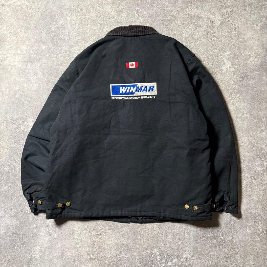 TOUGH DUCK タフダック 襟コーズ ダックジャケット XL ブラック