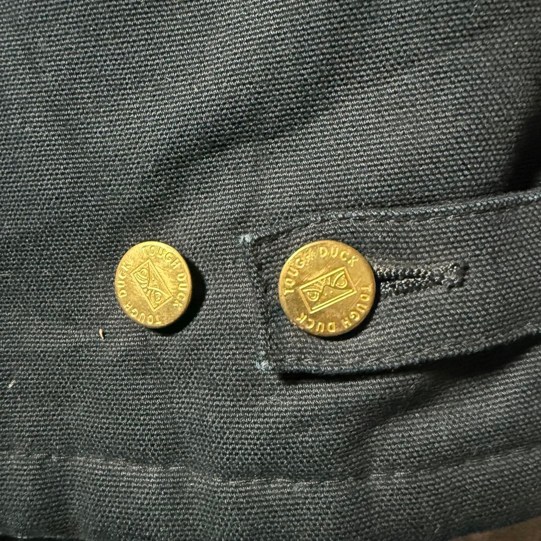 TOUGH DUCK タフダック 襟コーズ ダックジャケット XL ブラック