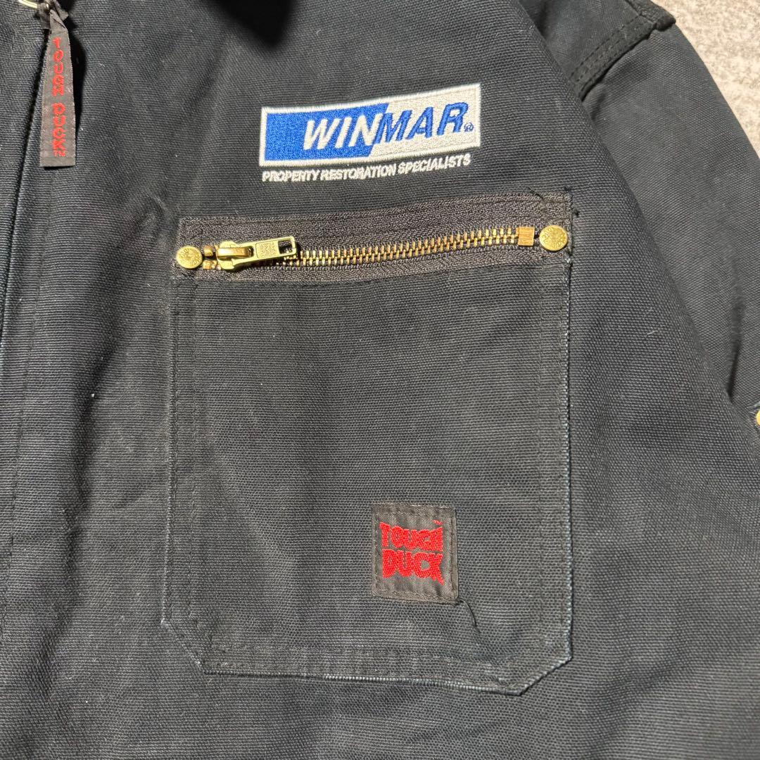 TOUGH DUCK タフダック 襟コーズ ダックジャケット XL ブラック