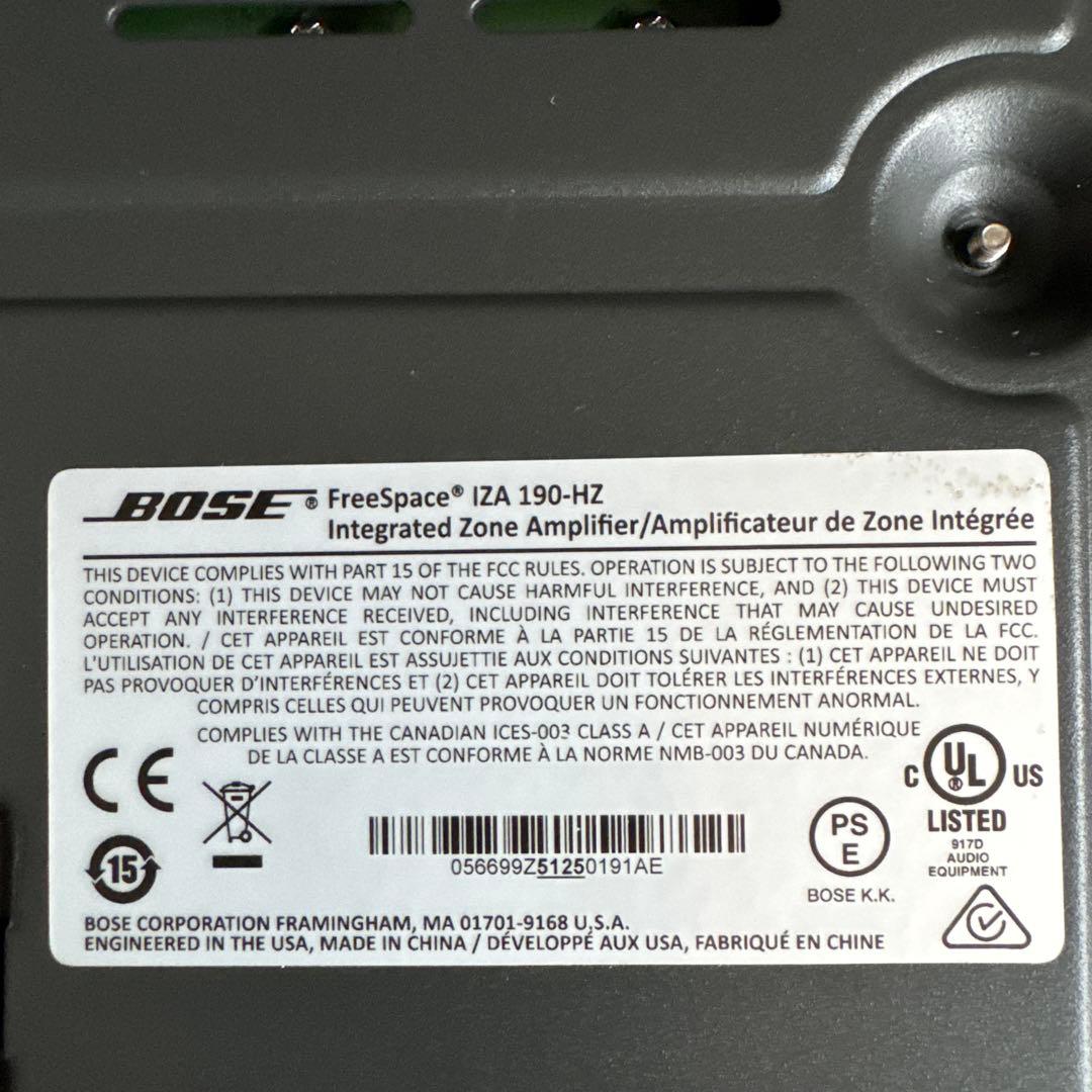 中古Bose FreeSpace IZA190-HZ