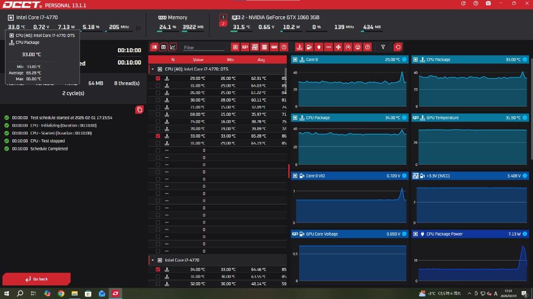 白ゲーミングPC i7-4770/GTX1060/SSD480GB