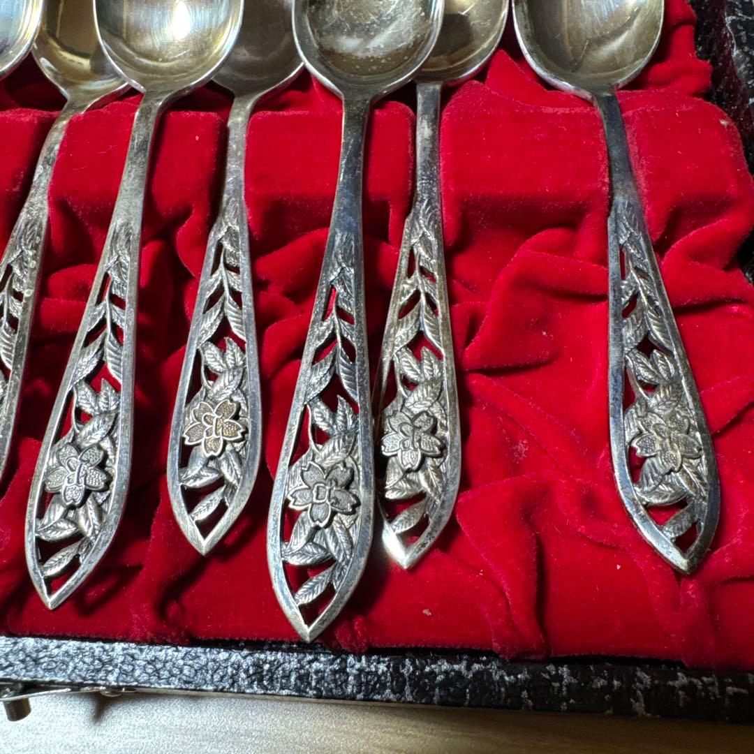 スプーン9本　シルバー950など 銀　総重量155g