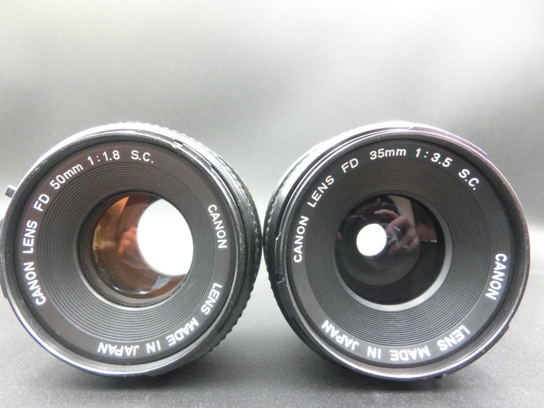 フィルムカメラ Canon AE-1 FD 50mm F1.8 / 35mm F3.5 S.C.