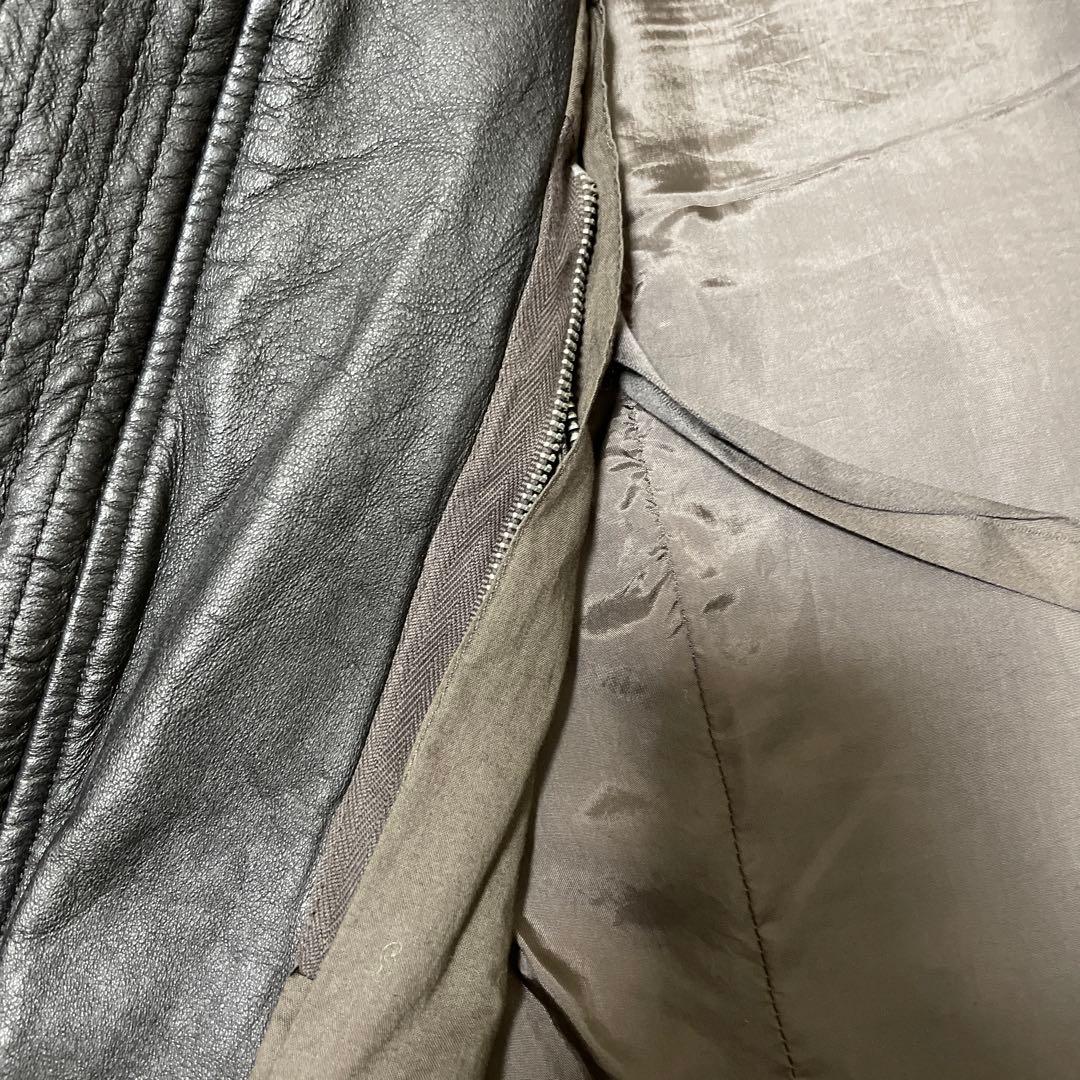Rick Owens リックオウエンス　レザージャケット　ラムレザー