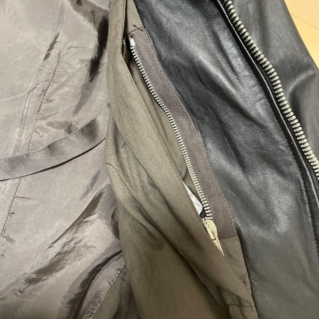 Rick Owens リックオウエンス　レザージャケット　ラムレザー