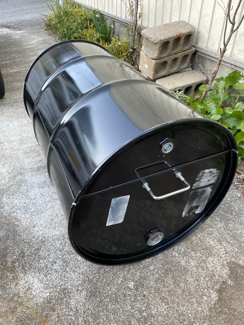 ドラム缶風呂 横置きタイプ すのこ付き