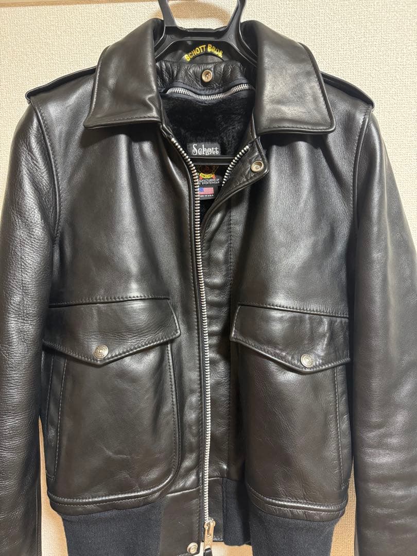 美品 schott BOMBER JACKET FLIGHT JACKET