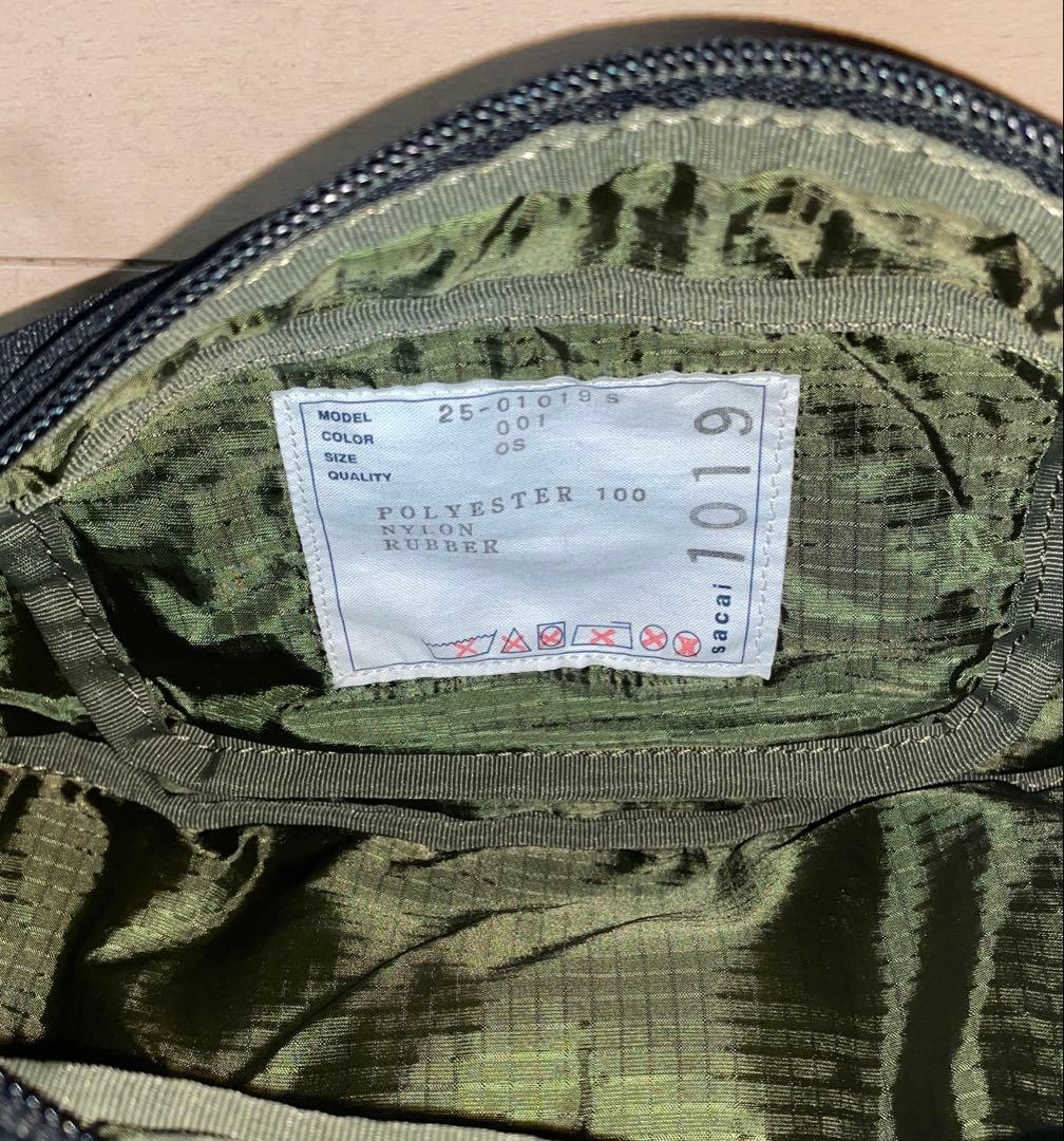 s*6様 sacai Pocket Bum Bag ブラック