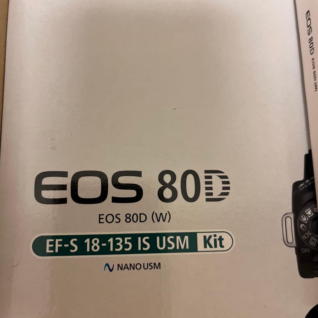 (中古品)EOS 80D EF-S18-135 IS USM レンズキット