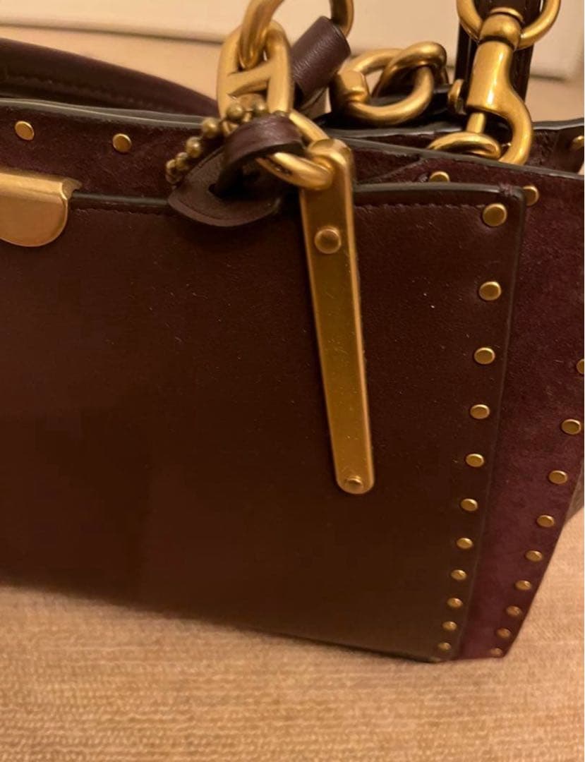 ⭐︎ syouta⭐︎COACH ドリーマー ウィズ リベット ハンドバッグ