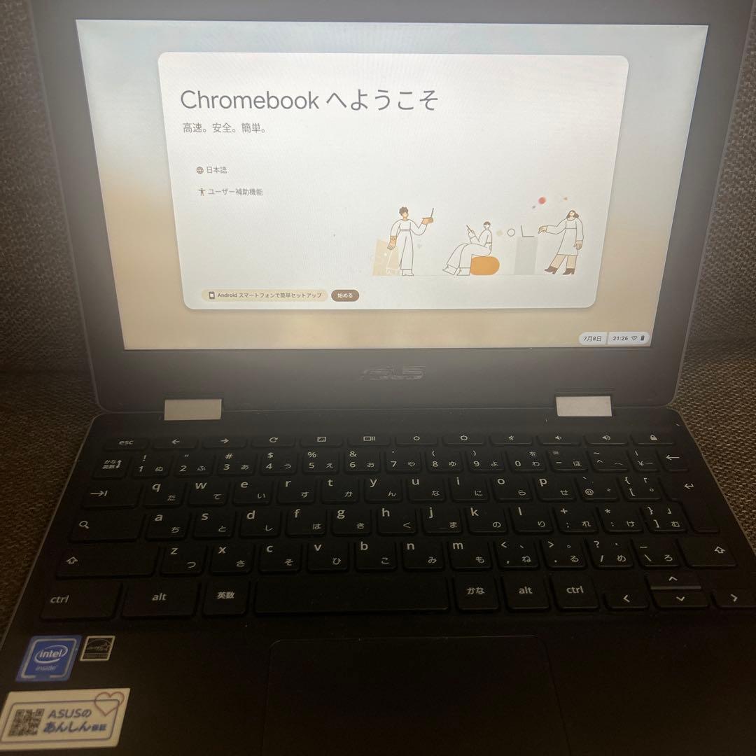 ASUS Chromebook Flip C214MA-GA0029 ブラック