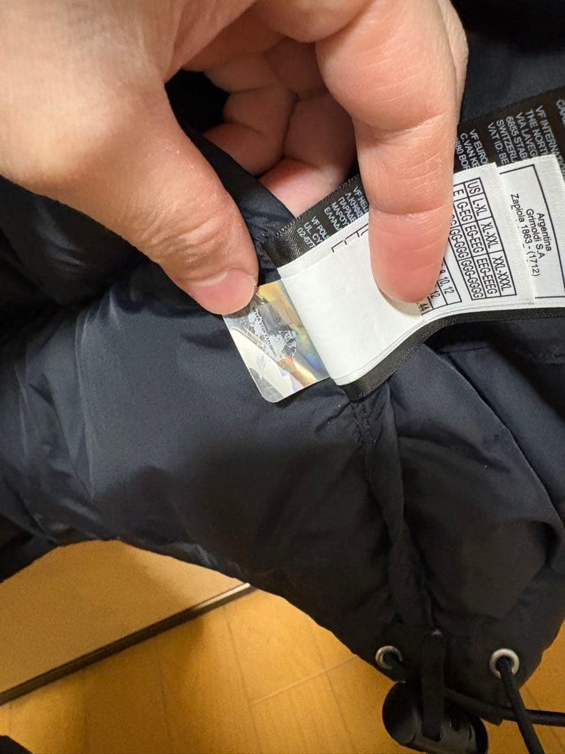 THE NORTH FACE ダウンジャケット ブラック700フィル