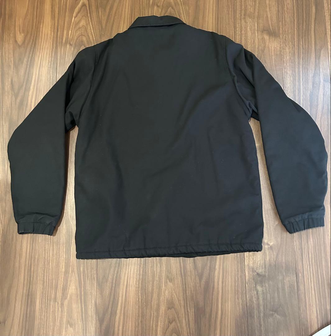 カーハート WIP 裏ボア コーチジャケット 黒 Mサイズ 刺繍ロゴ　値引歓迎