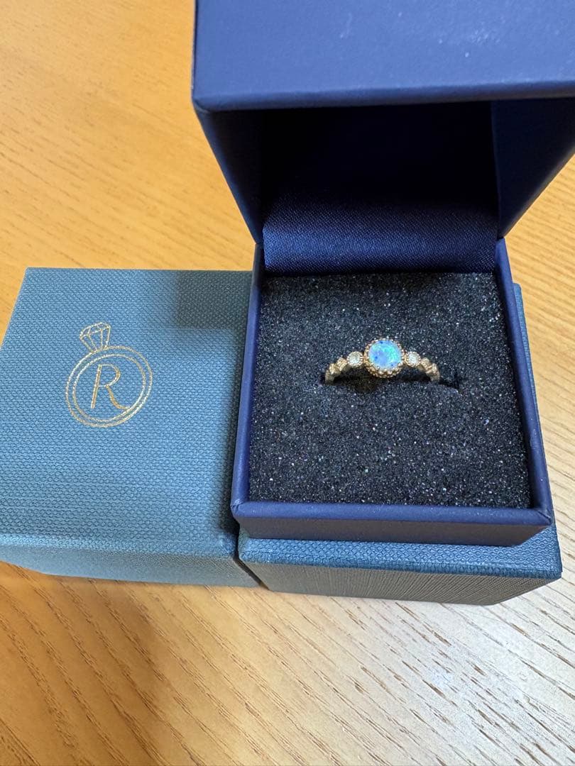 オパールリング ゴールド