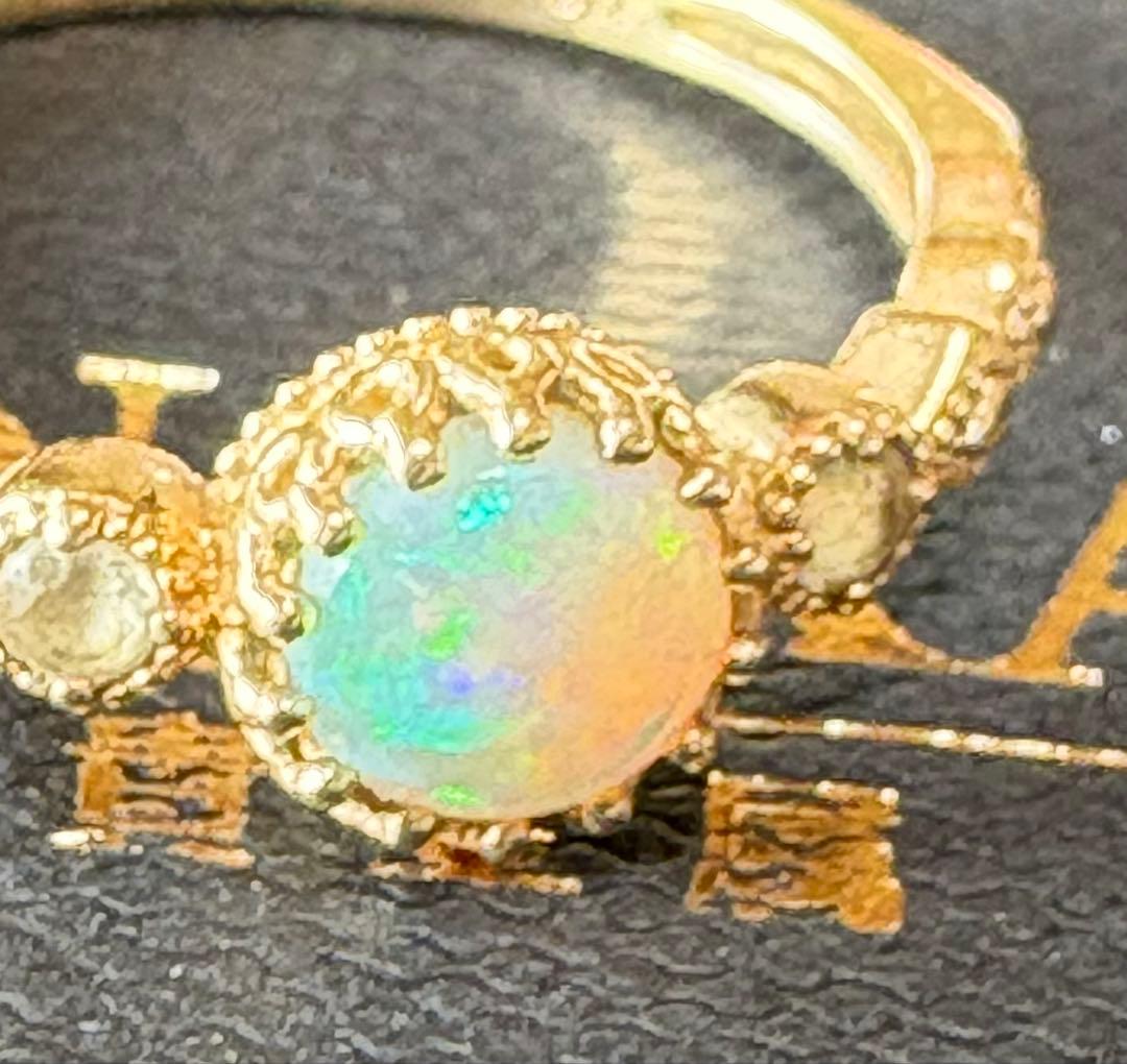 オパールリング ゴールド