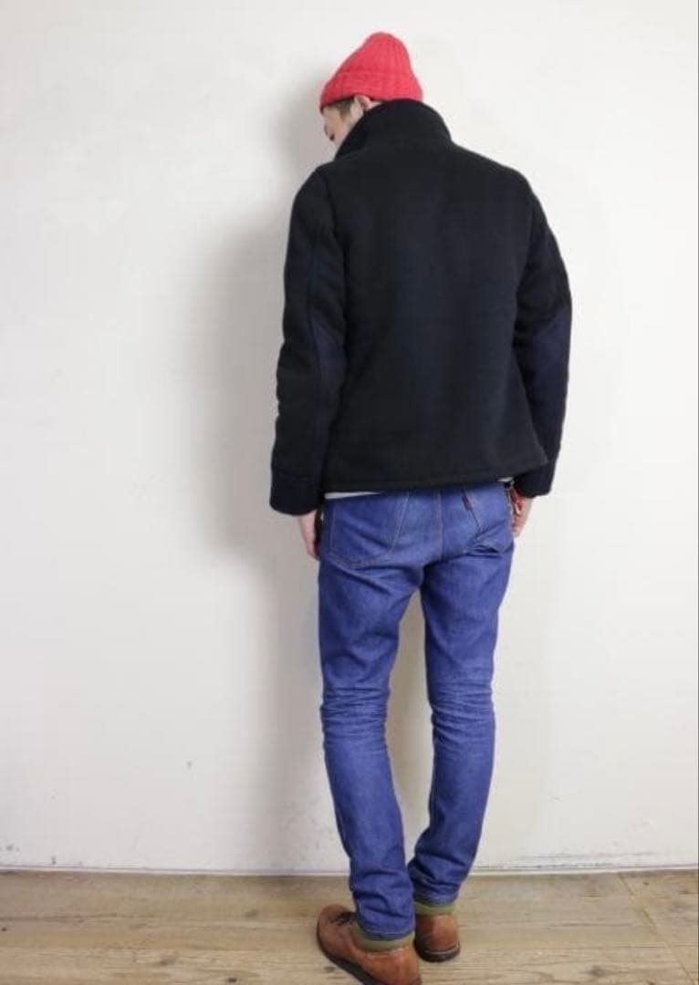 （値下げ）BLUE BLUE JAPAN ネイビー へビースウェットジャケット