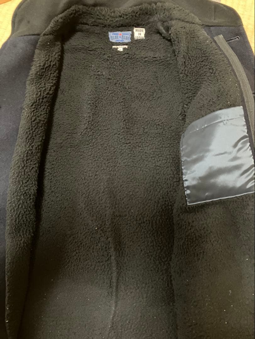 （値下げ）BLUE BLUE JAPAN ネイビー へビースウェットジャケット