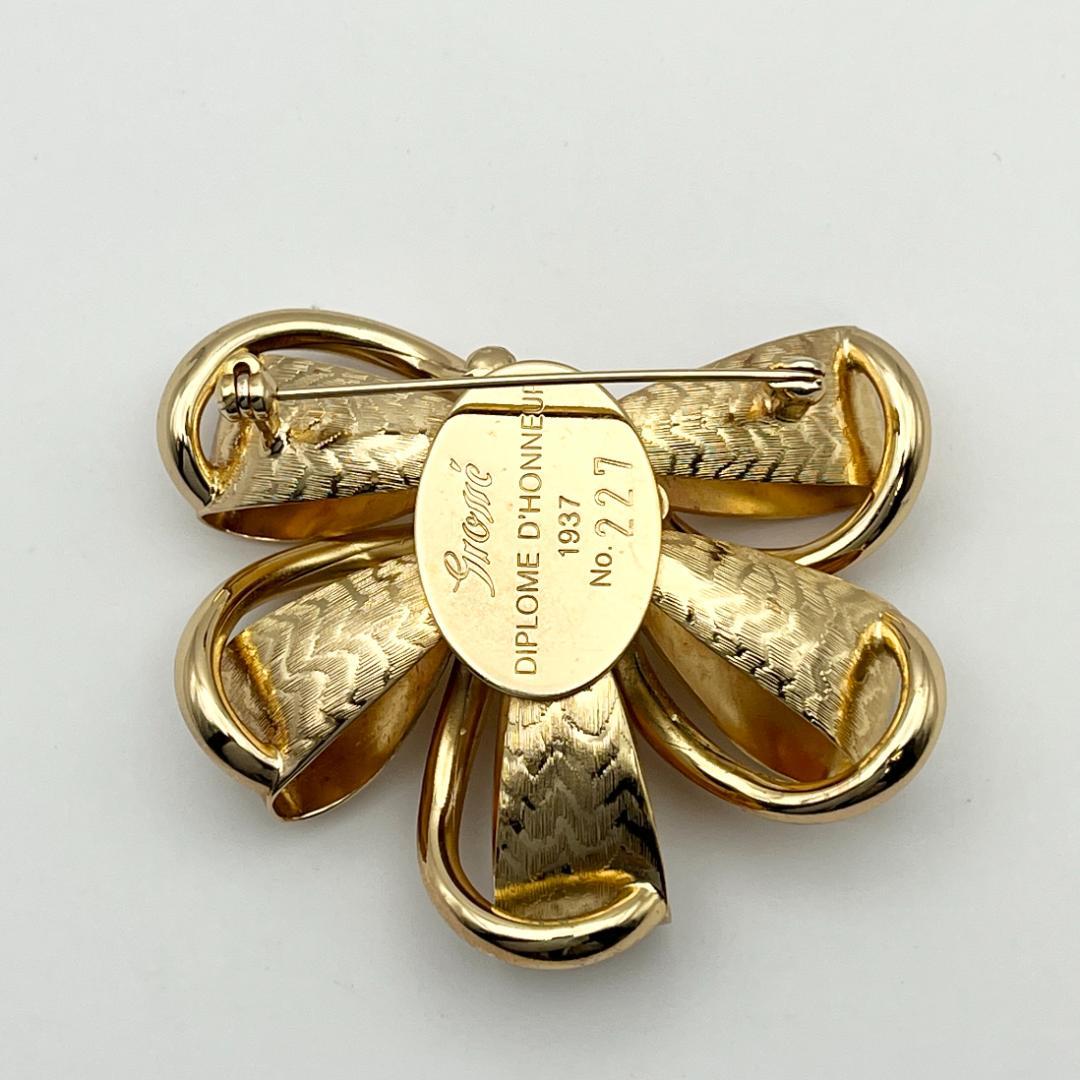 グロッセ★DIPLOME D’HONNEUR 1937 パリ万博 リボンブローチ