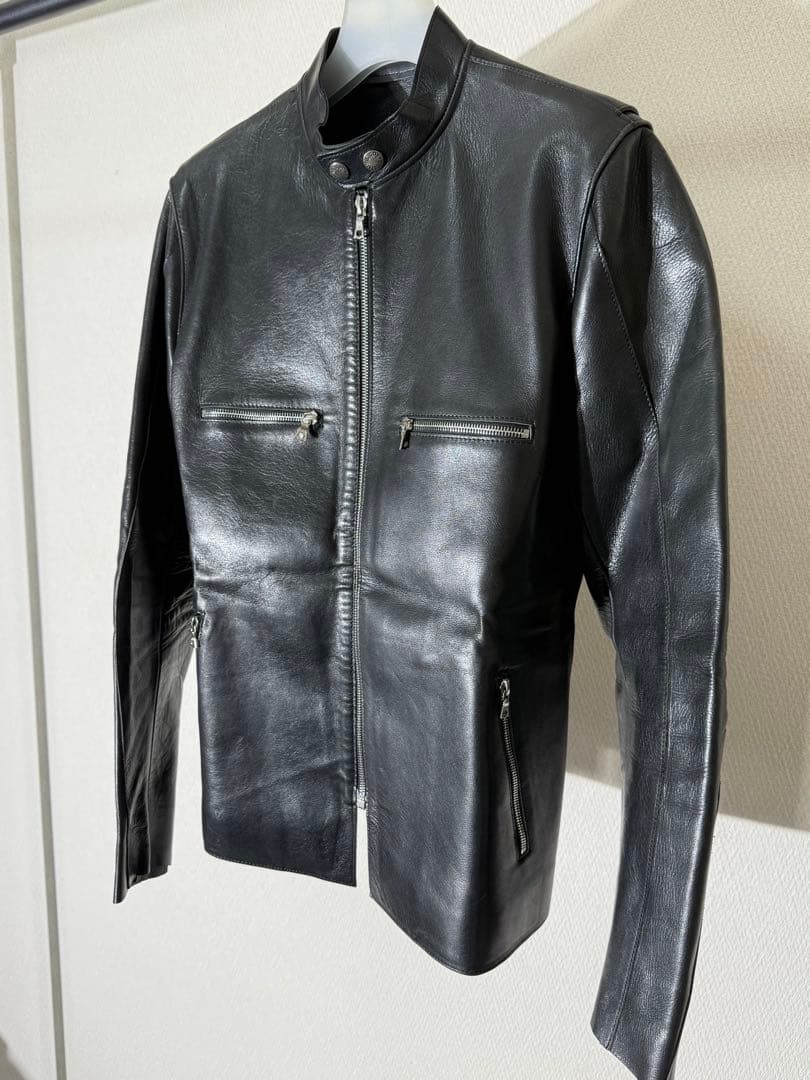 APE アベイシングエイプ レザーライダースジャケット