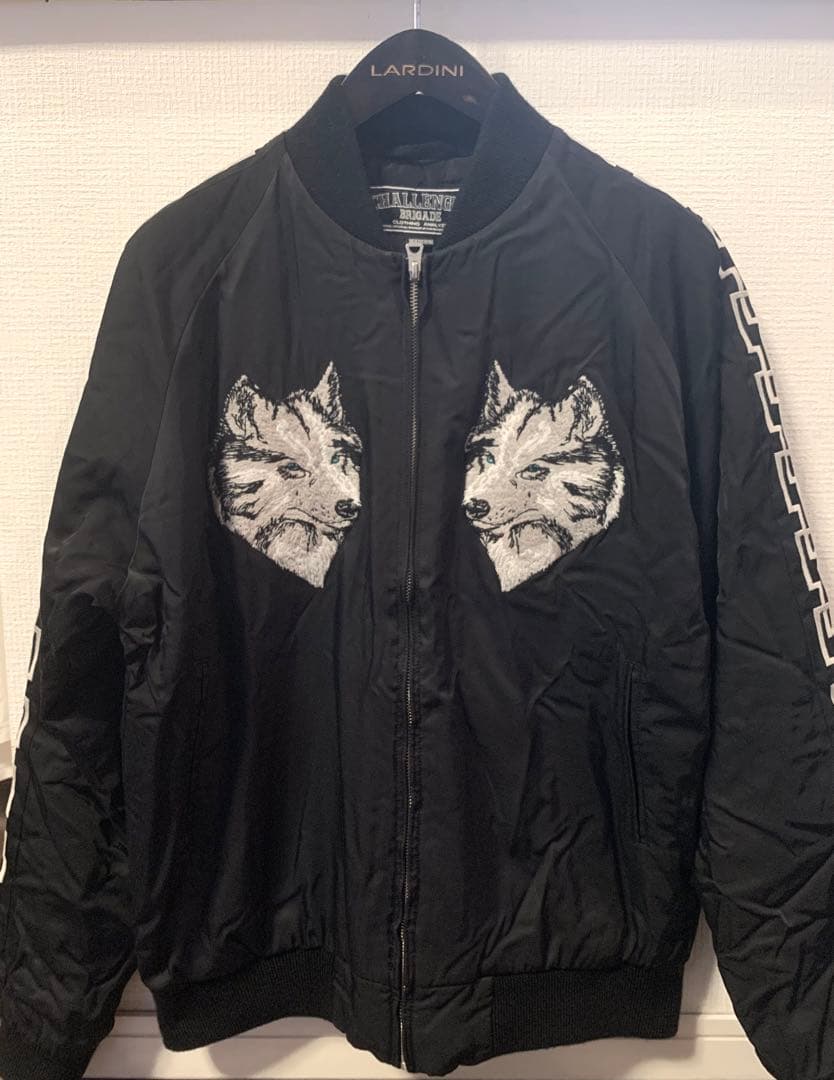 年末年始値下げ激レア　即完売チャレンジャーオオカミスカジャン　Mサイズ