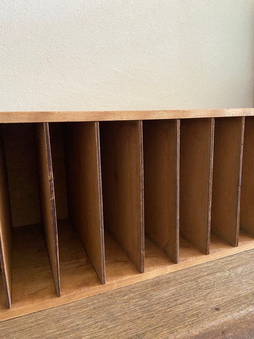 カルテ棚　仕切り　古道具