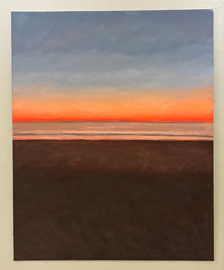 アクリル画　風景　1203