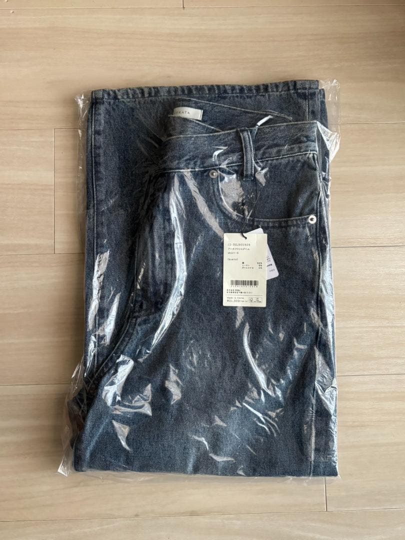 アシメフロントデニム-short・S・インディゴ