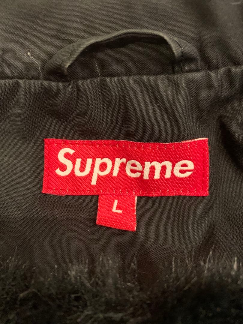 Supreme フェイクファーコーチジャケット 黒 L 2006〜2007年頃