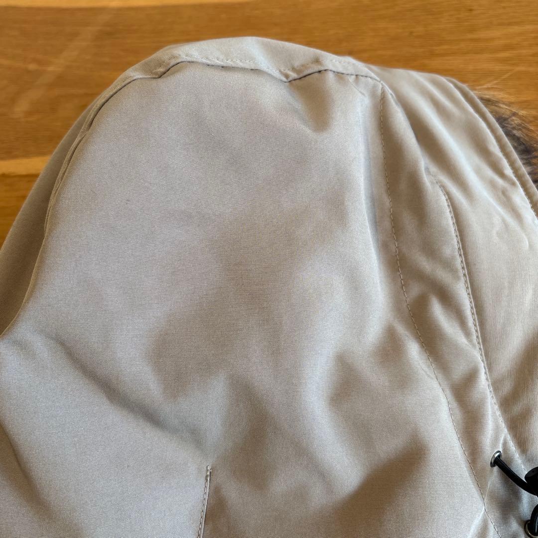 DANTON ショートダウンジャケット ファー付き36