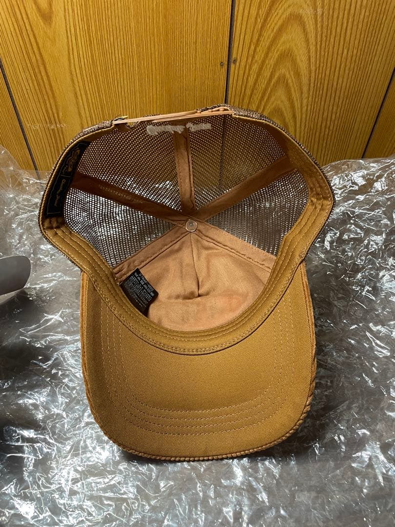 [新品]A&W chocolate Jesus コーデュロイ　メッシュキャップ