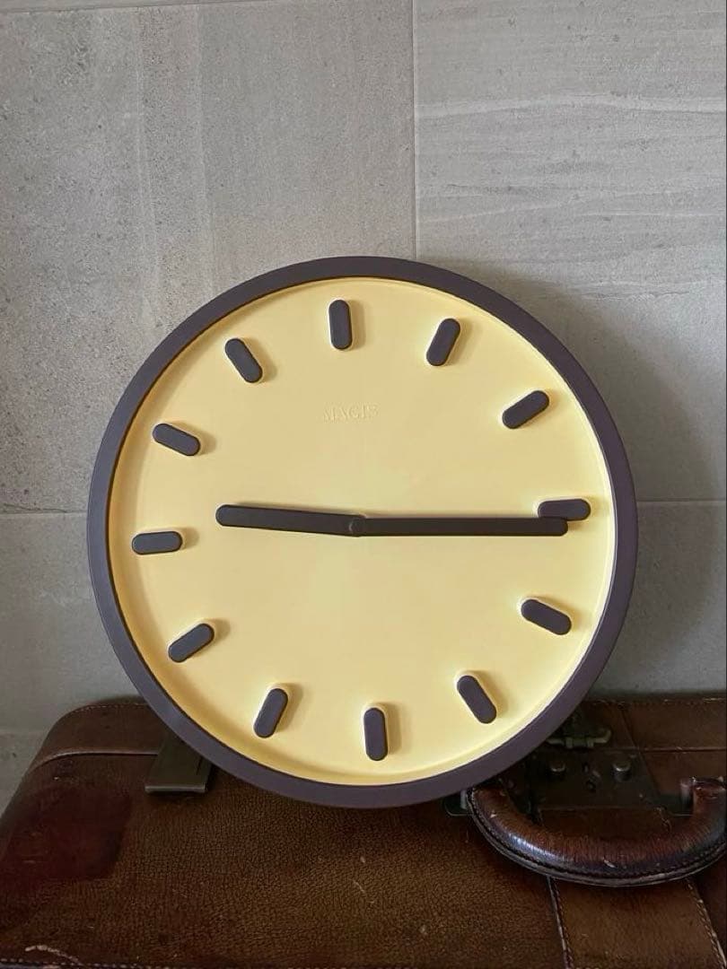 MAGIS マジス Tempo ウォールクロック 時計 ブラウン 深澤直人