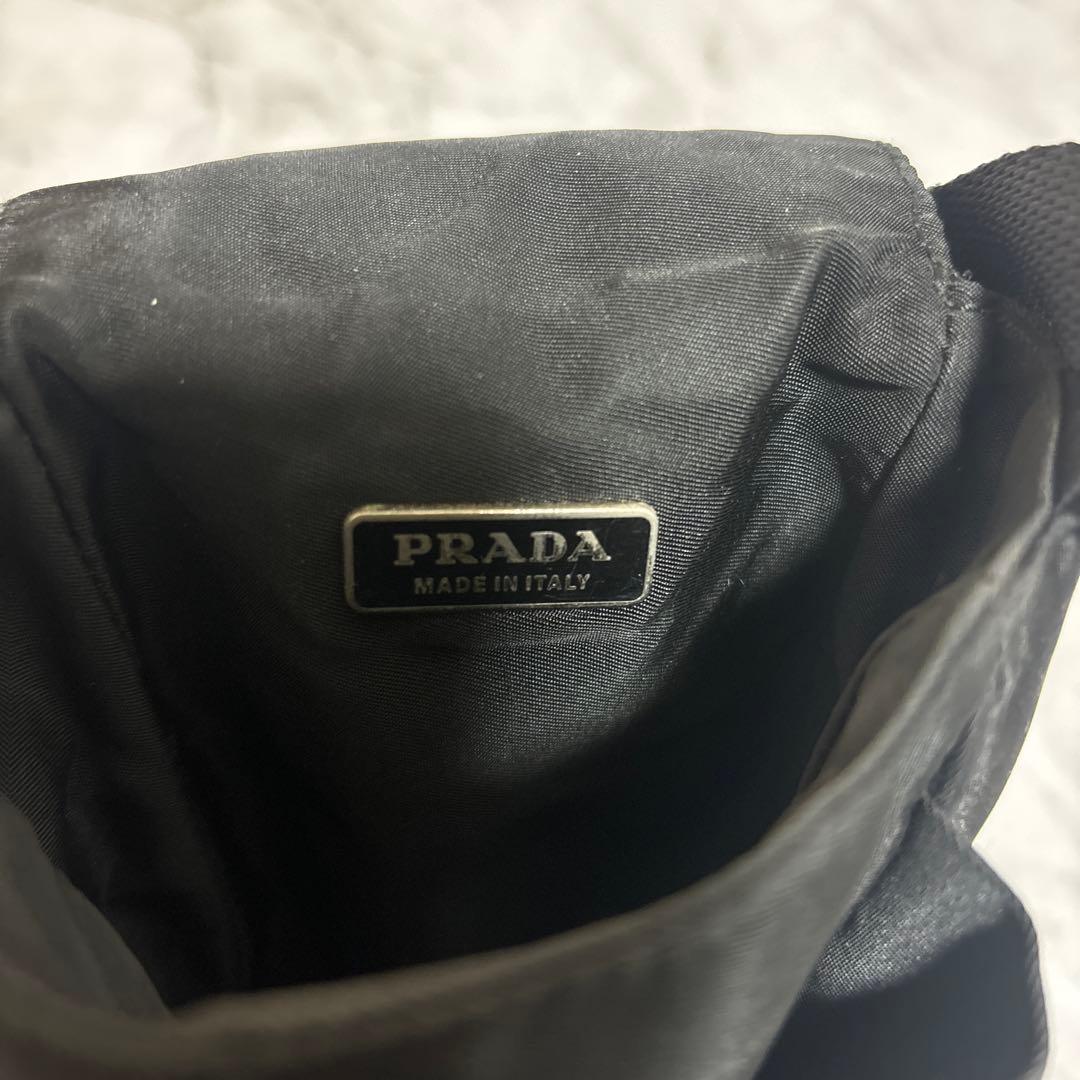 プラダ ナイロン 三角ロゴプレート ショルダーバッグ サコッシュ　2way