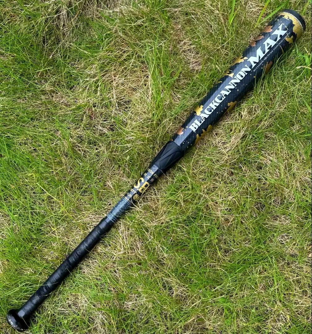 【ケース付】ZETT(ゼット)ブラックキャノン 一般軟式用バット