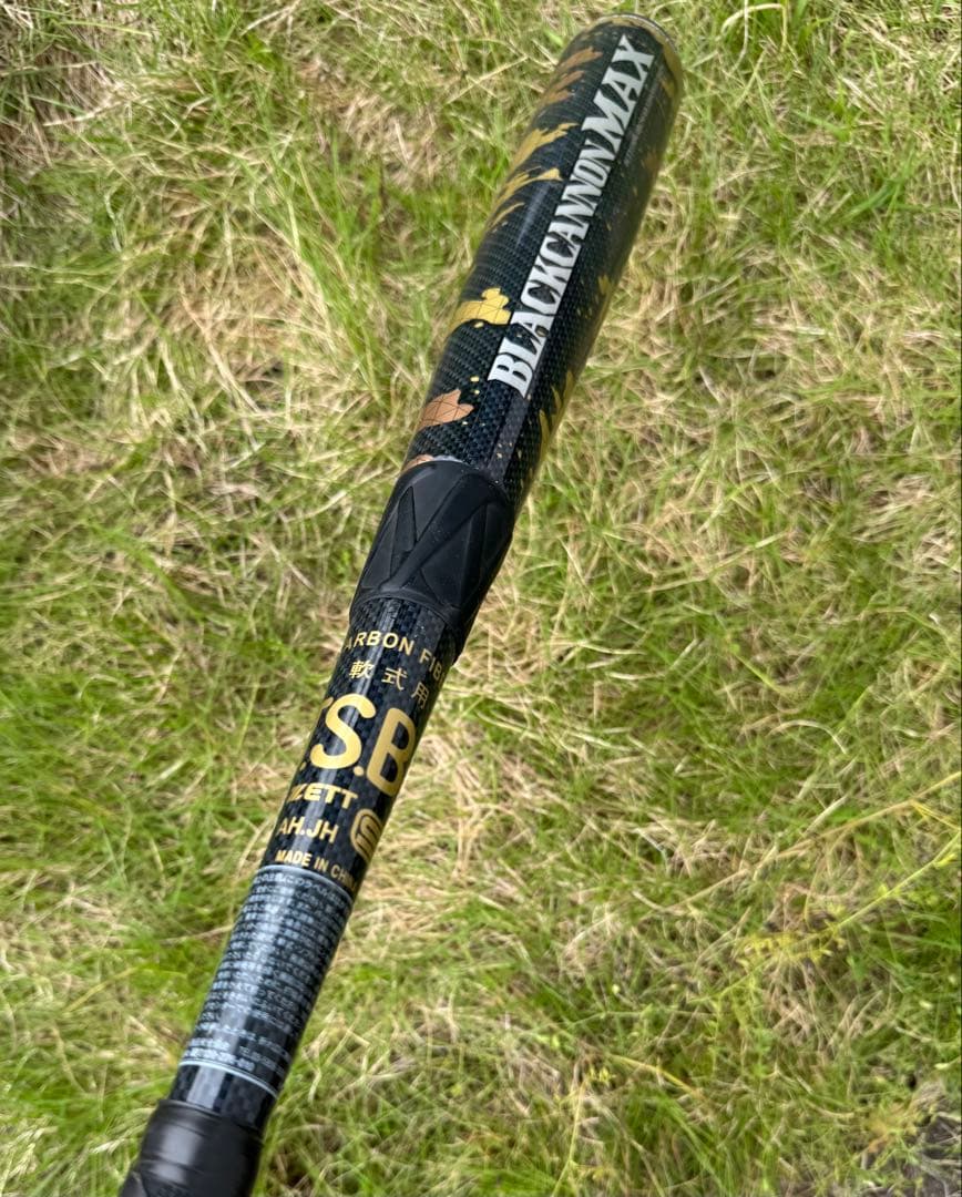 【ケース付】ZETT(ゼット)ブラックキャノン 一般軟式用バット