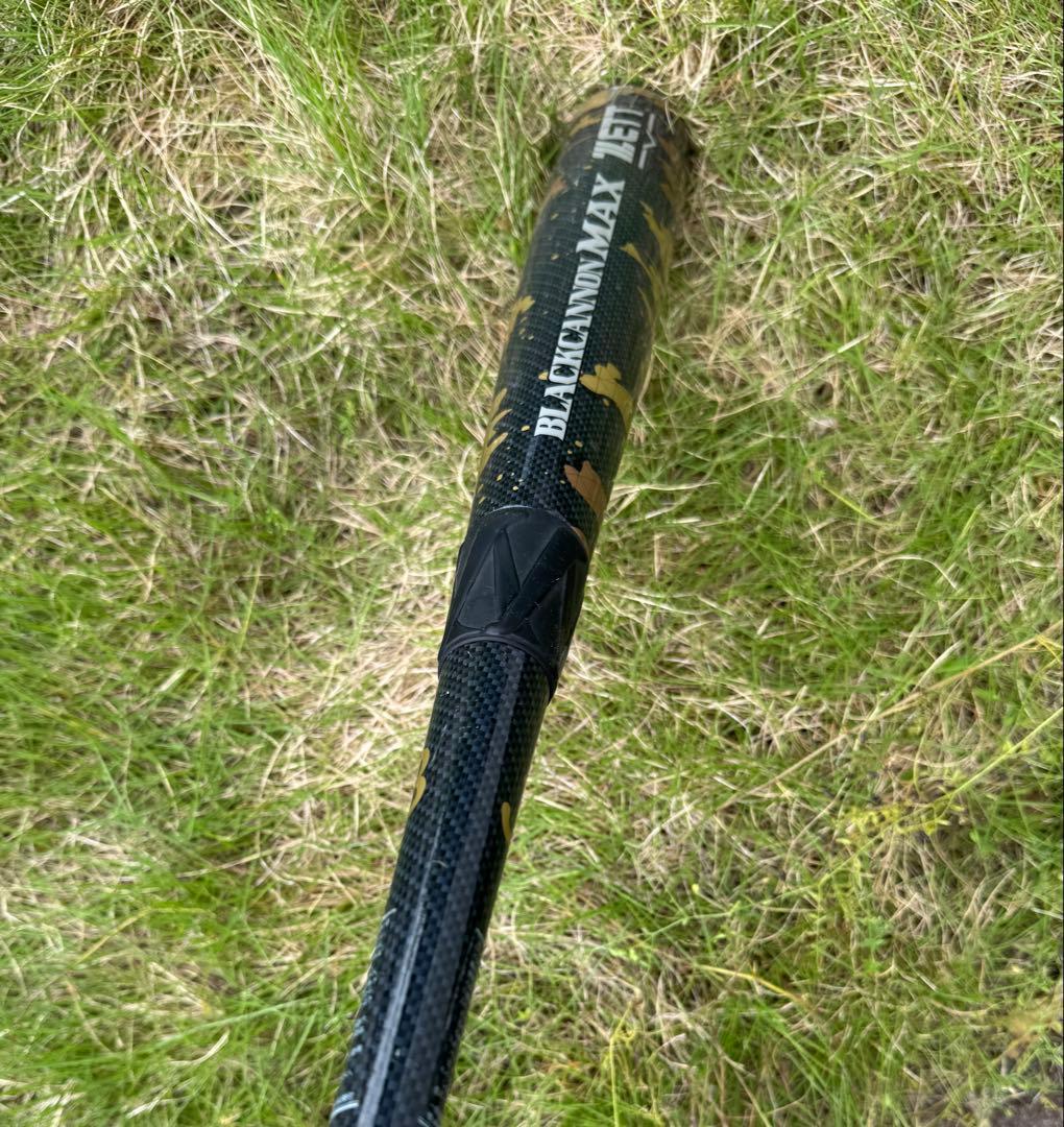 【ケース付】ZETT(ゼット)ブラックキャノン 一般軟式用バット