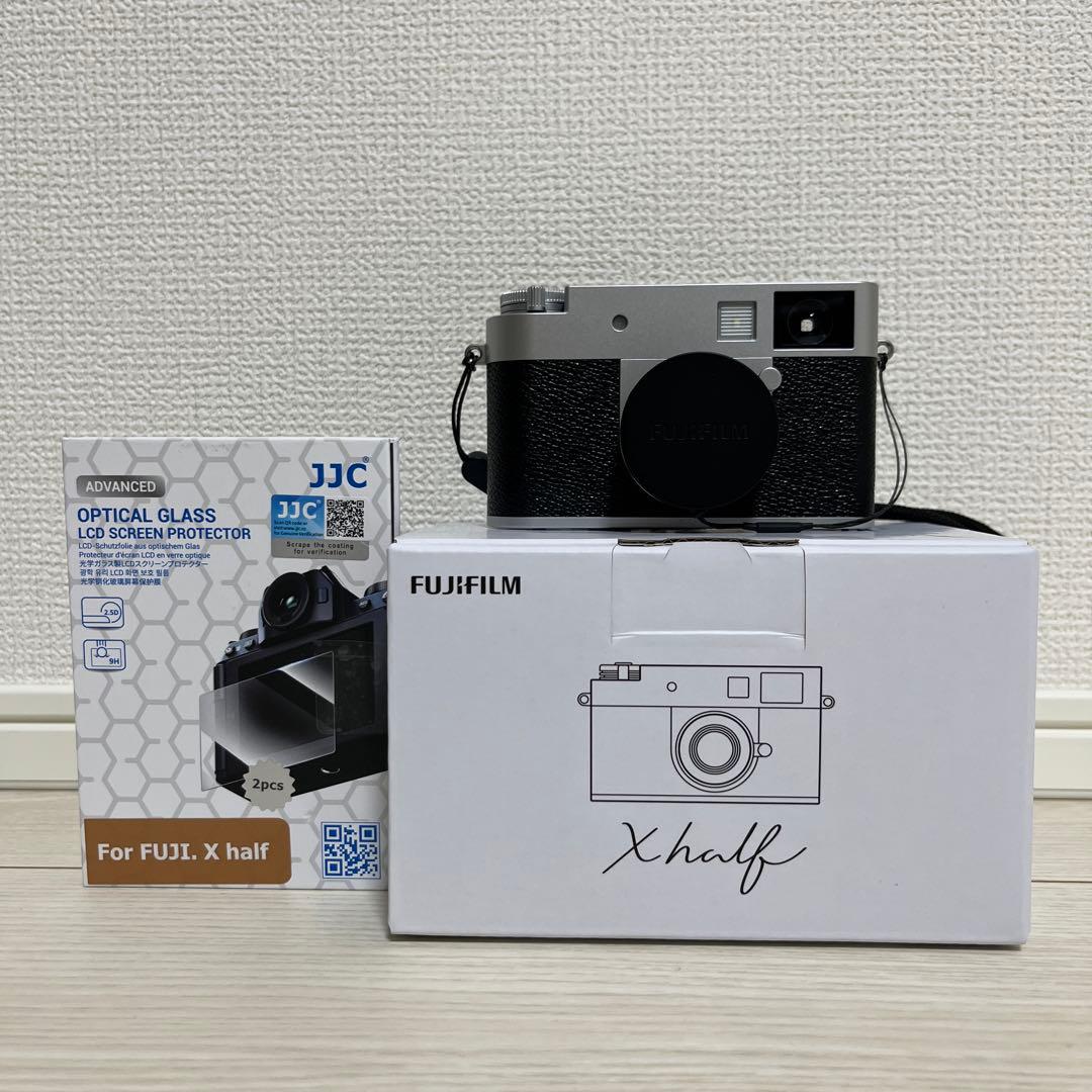 【10/13まで限定】FUJIFILM X half X-HF1 シルバー　美品