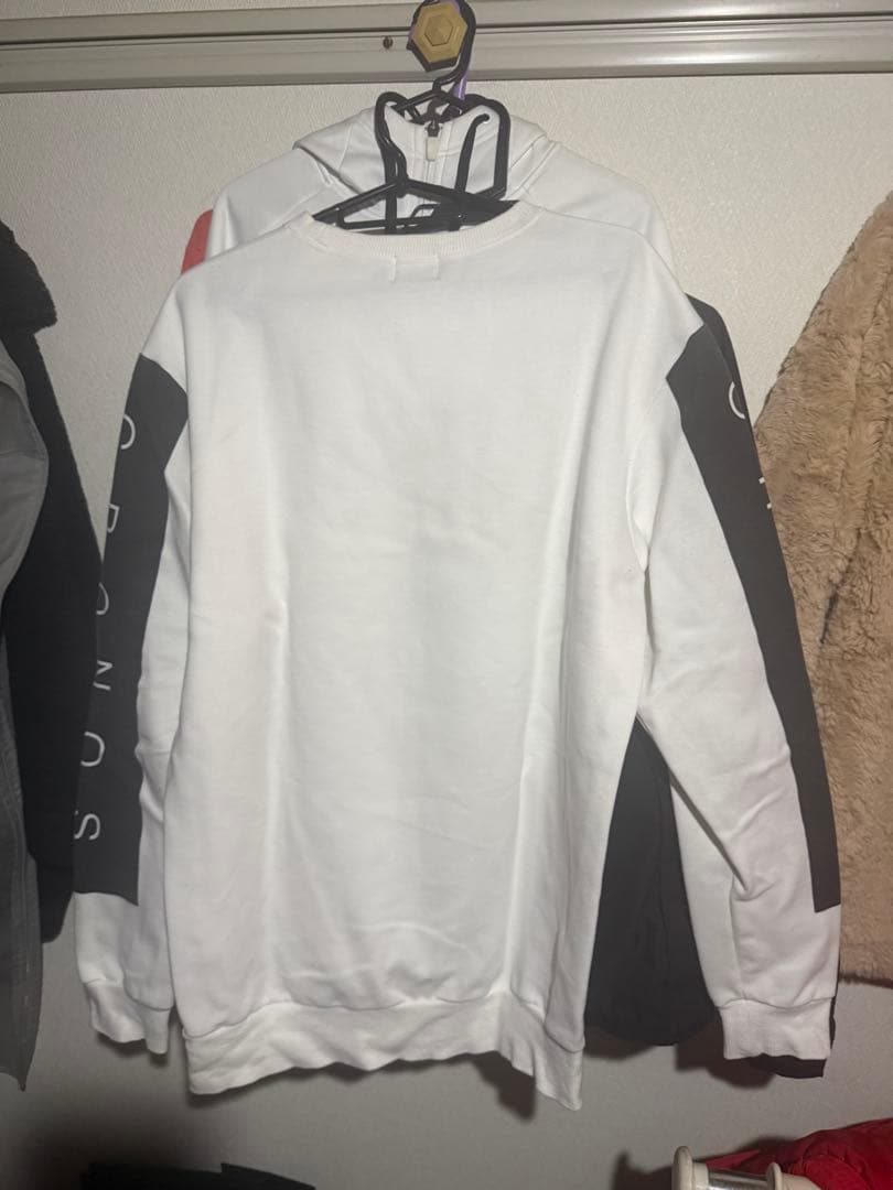 2枚セットCRONOS ナイロンジャケット ホワイト/ブラック