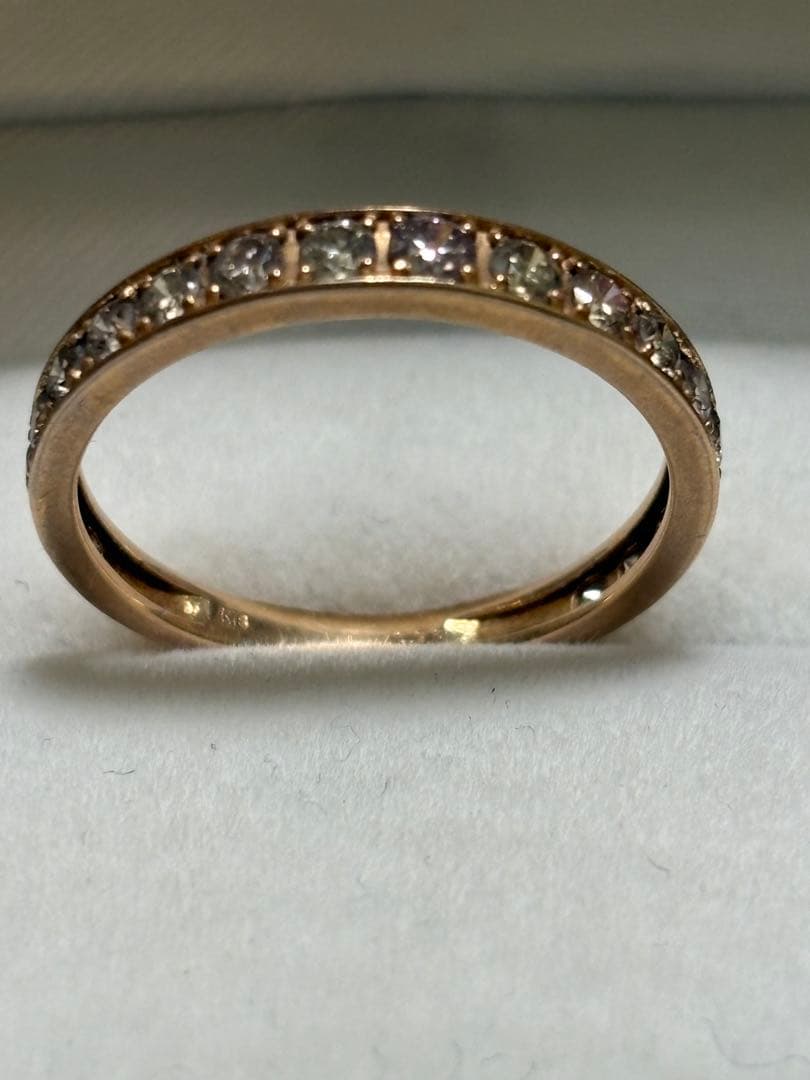 k18 エタニティリング0.7ct