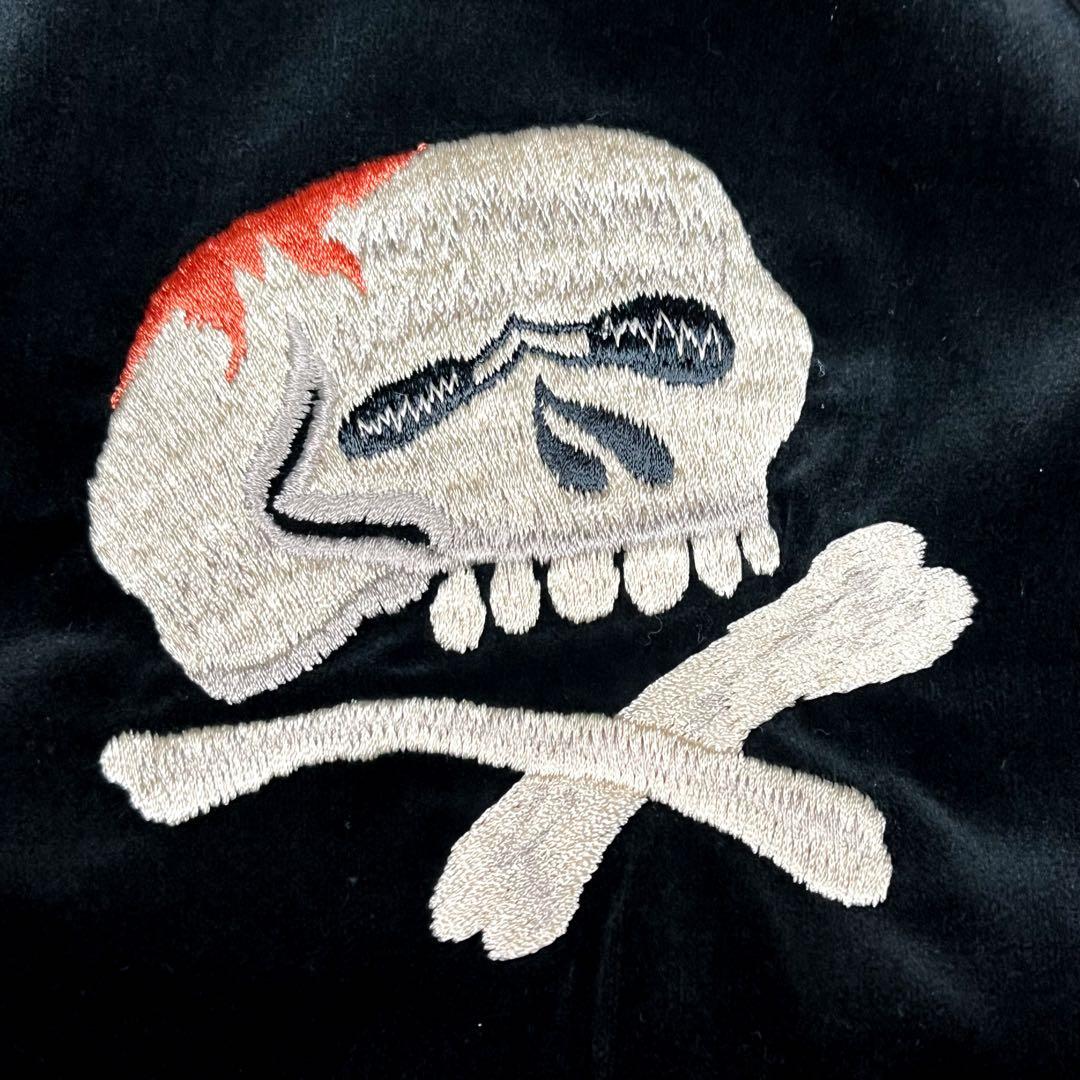 極美品 超希少 東洋エンタープライズ 港商 襟付きスカジャン 別珍 リバーシブル