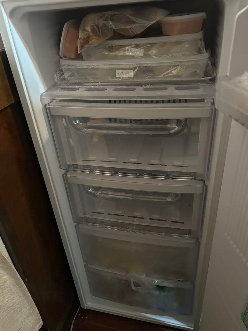 Mitsubishi 冷凍庫三菱MF-U12K-Wホワイト取扱説明書・保証書付き